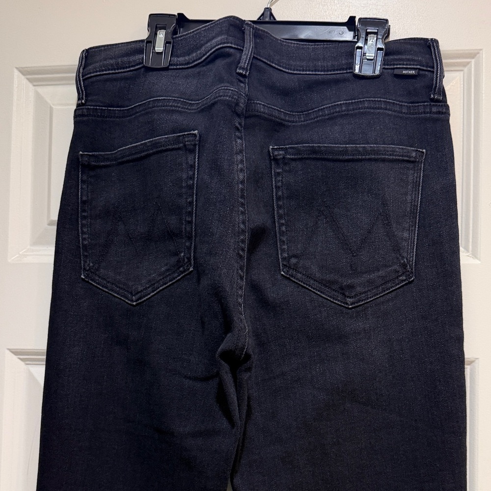 Mothers Black Jeans - Classic High-Rise Stretch the weekendar size 32